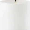 Outdoor LED pillar candle, White, 8,4x10 cm-Uyuni Hot
