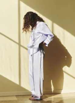 Outlet Outline Pyjama L/S Shirt-M/L-Lavend Dame Nattøj