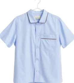 Outline Pyjama S/S Shirt-M/L-Soft b-Hay Sale