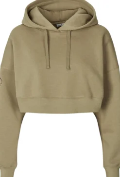 Oversized Crop hættetrøje-Carite Hot