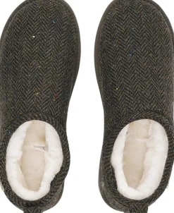 PALPANA WOOL - CLOSED WOOL SLIPPERS WITH SHEARLING LINING-Lovelies Online