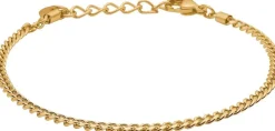 Tom Morris Smykker>Panzer Bracelet 18 ct. Goldplated S