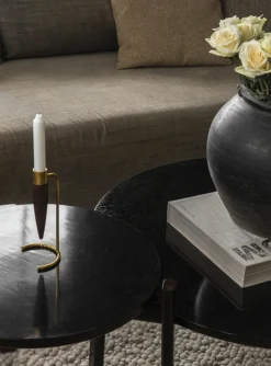 Passage Lounge Table, Ø70, Dark Lac-Audo Copenhagen