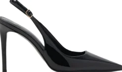Dame MANGO Snøresko>Patent heeled shoes