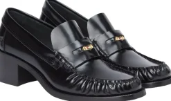Patent Leather Block Heel Loafers-Tommy Hilfiger Online
