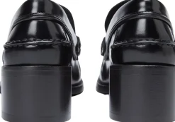 Patent Leather Block Heel Loafers-Tommy Hilfiger Online