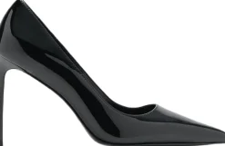 Patent leather heel shoes-MANGO Best