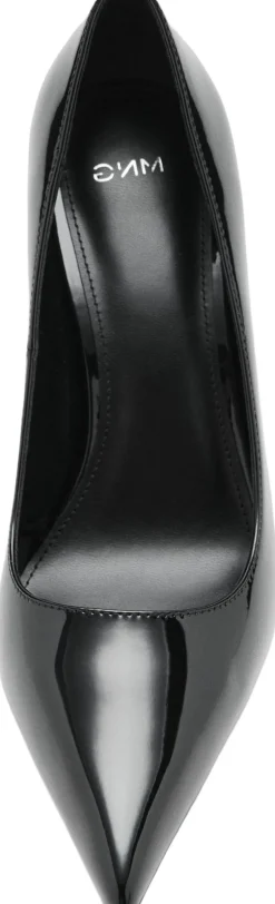 Patent leather heel shoes-MANGO Best