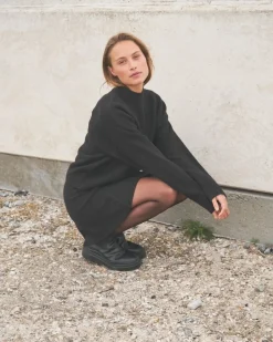 Dame Neo Noir Strik>Paulina Knit Blouse