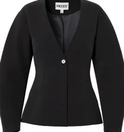 Dame Pieces Blazere & Veste>PCKAMIL LS FITTED BLAZER NOOS BC