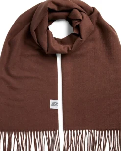 Dame Pieces Halstørklæder & Tørklæder>PCRASMIN LONG SCARF W. PATCH BC