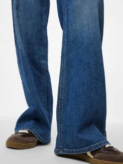 Clearance PCSILKE MW WIDE JEANS MB NOOS Dame Jeans