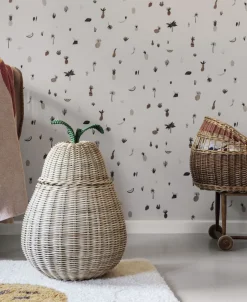 Børn Ferm Living Børneværelse>Pear Braided Storage - Large - Natural