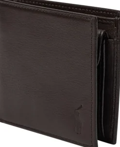 Online Pebbled Leather Billfold Coin Wallet Punge
