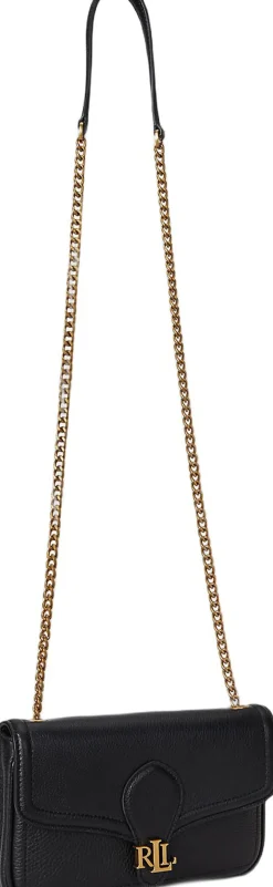 Pebbled Leather Bradley Crossbody Wallet-Lauren Ralph Lauren New