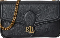 Pebbled Leather Bradley Crossbody Wallet-Lauren Ralph Lauren New