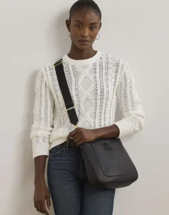 Dame Lauren Ralph Lauren Crossbody Tasker>Pebbled Leather Large Cameryn Crossbody
