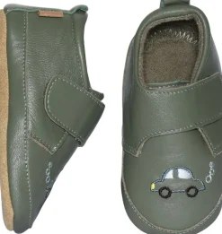 Petit auto leather slippers-Melton Sale