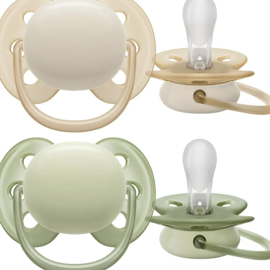 ultra soft sut - Pakke med 2 - 0-6m-Philips AVENT Outlet