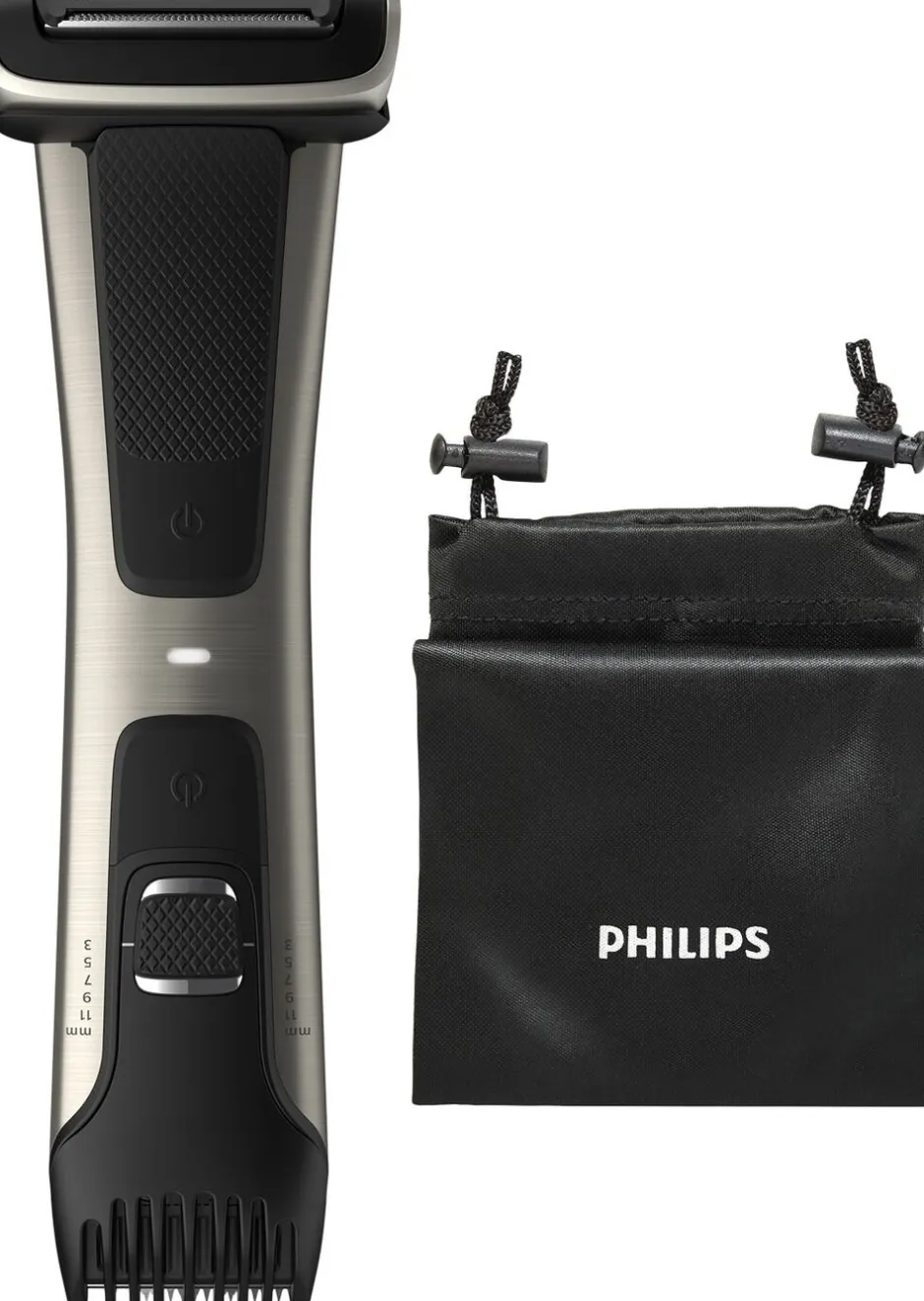 Philips Barbering|Barbering>Bodygroom Series 7000 Trimmer til lyske og krop, tåler vand