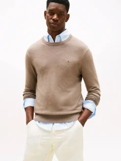 PIMA ORG CTN CASHMERE CREW NECK-Tommy Hilfiger Clearance