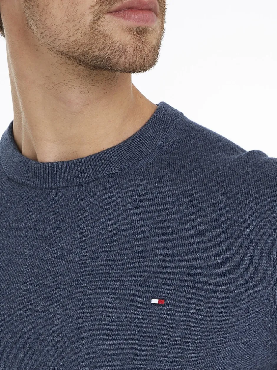 PIMA ORG CTN CASHMERE CREW NECK-Tommy Hilfiger Discount