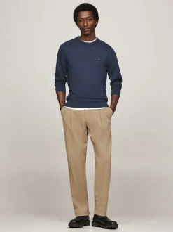 PIMA ORG CTN CASHMERE CREW NECK-Tommy Hilfiger Discount