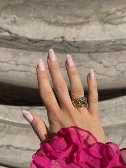 Online Pink Wave, Medium Almond Negle