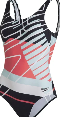 Clearance Placement U-Back 1 Piece badedragt Dame Badetøj