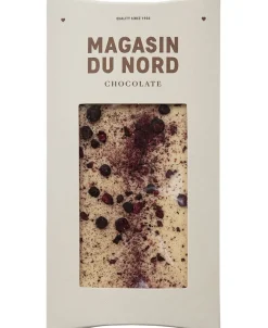 Magasin Chokolade Chokolade>Plade, Hvid chokolade m/ blåbær 90 g