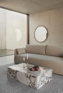 Outlet Plinth Low, Calacatta Viola Møbler