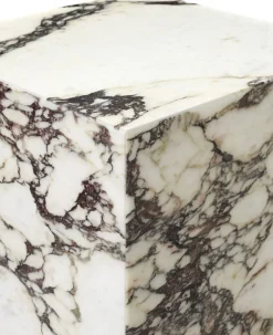 Plinth Tall, Calacatta Viola-Audo Copenhagen New