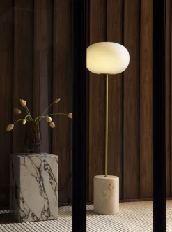 Plinth Tall, Calacatta Viola-Audo Copenhagen New