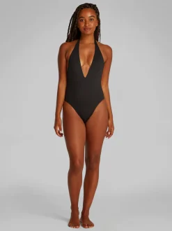 Dame Calvin Klein Badetøj>PLUNGE NECKLINE ONE PIECE