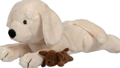 Børn Legetøj Babylegetøj>PLYSHUND MED HVALPE