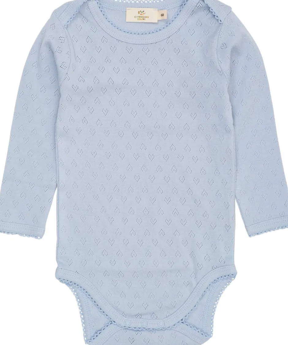 POINTELLE HEART LAPNECK BODY LS-Copenhagen Colors Outlet