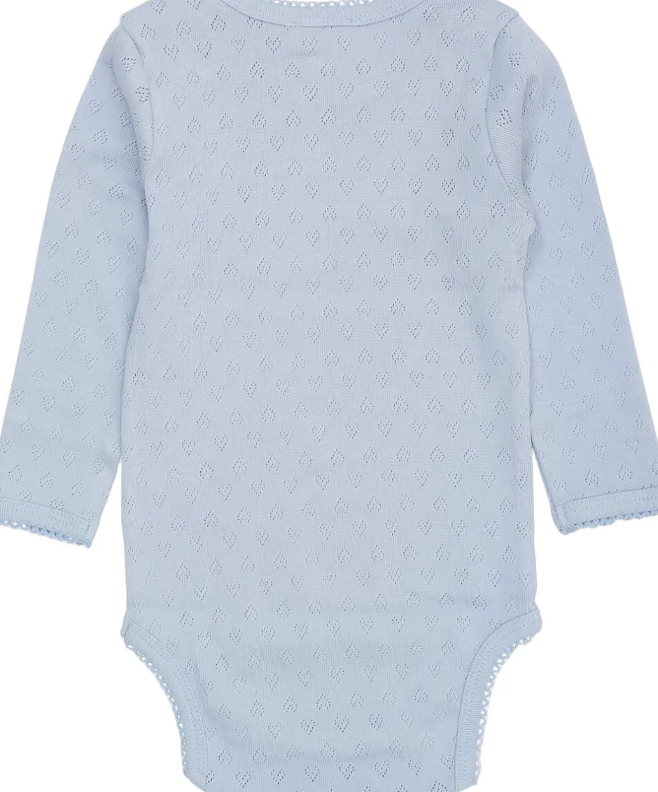 POINTELLE HEART LAPNECK BODY LS-Copenhagen Colors Outlet