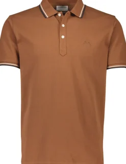 Polo shirt w. contrast piping-Lindbergh Outlet