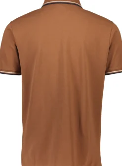 Polo shirt w. contrast piping-Lindbergh Outlet