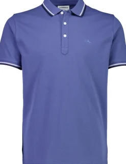 Polo shirt w. contrast piping-Lindbergh Outlet