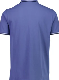 Polo shirt w. contrast piping-Lindbergh Outlet