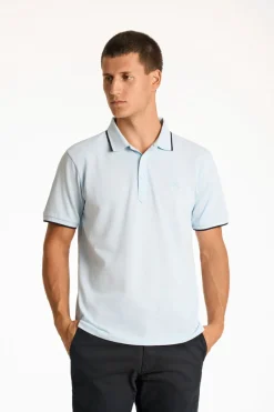 Polo shirt w. contrast piping-Lindbergh Best