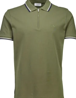 Polo shirt w. zip neck-Lindbergh Hot