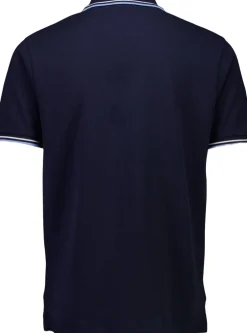 Lindbergh Poloer>Polo shirt with zip recycled