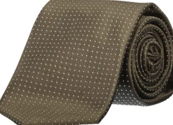 Polyester tie with dots 7 cm-Lindbergh Hot