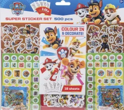 PP MEGASTICKERSÆTm500-Paw Patrol Best