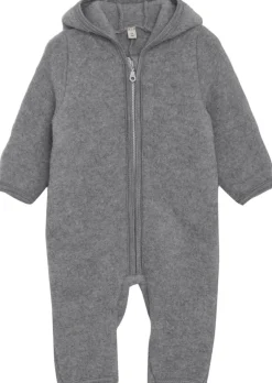 Børn Huttelihut Heldragter>Pram Suit Ears Wool Fleece