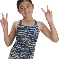 Børn Speedo Badetøj>Printed Medalist badedragt