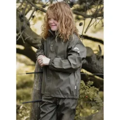 Hot PU Rain w. Susp. Recycled Børn Overtøj