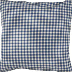 Ib Laursen Puder>Pude Lucas mørkeblå m/naturfarvede små tern